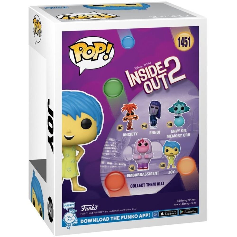 FUNKO POP! DISNEY:  Inside Out - Joy  COLLECTABLES - Picture 3 of 4